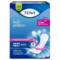 Урологические прокладки Tena Lady  Protect+ Maxi, 7 капель, 12 шт.